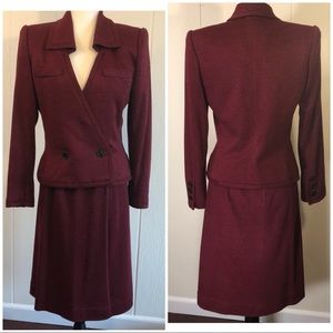 Vintage Miss O Oscar de la Renta houndstooth Suit